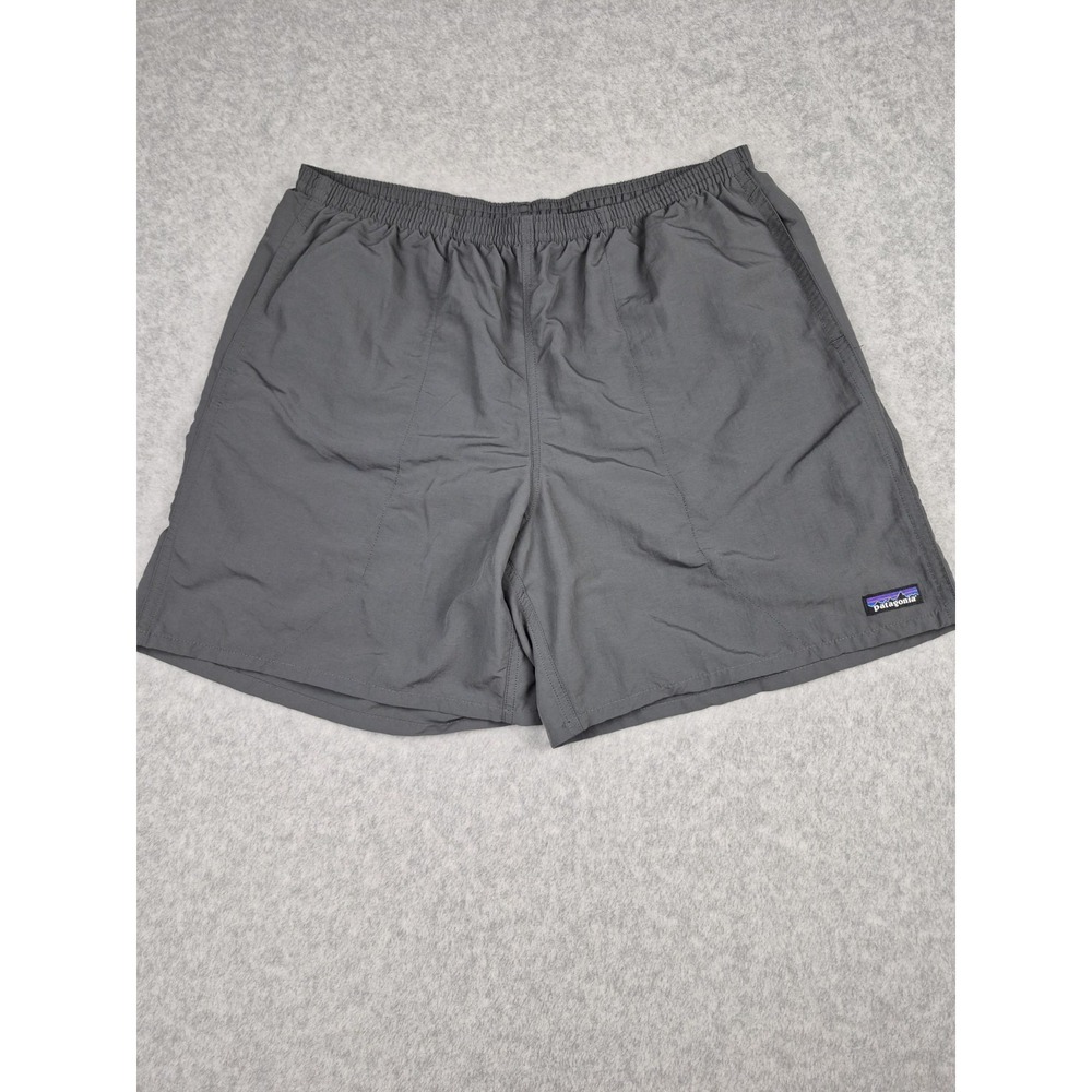 Patagonia Shorts Mens Extra Large Black Longs Hiking‎ Elastic Drawstring Baggies